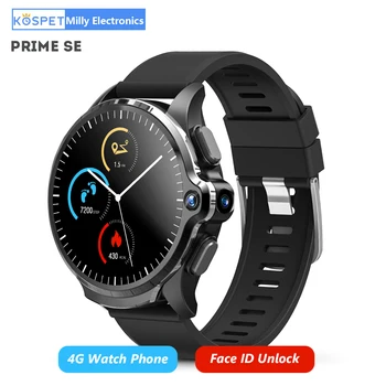 

KOSPET Prime SE 1GB 16GB 4G Android Smart Watch Face ID Unlock Dual Camera GPS Waterproof Bluetooth Heart Rate Monitor