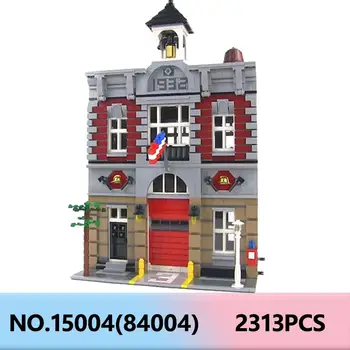 

Kick off Bricks Set Creator Expert City House Fire Brigade Model Building Blocks 10197 Children Gifts Educational Toy