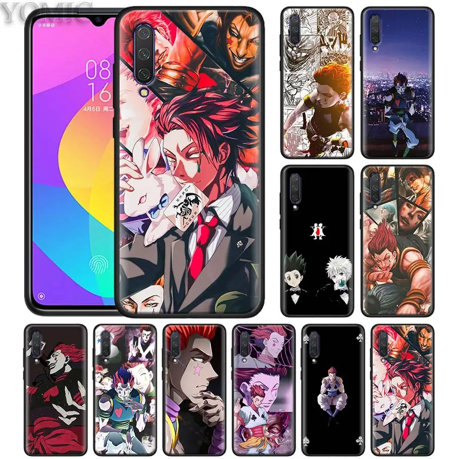 

Hunter X Anime Black Case for Xiaomi Mi 9T A2 8 lite CC9 CC9E A1 5X 6X Play Poco F1 Silicone Tampa Soft Phone Cover Casos