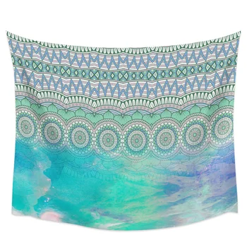 

Mandala Green Polyester Wall Decor Bedspread Wall Art Coverlet Blanket Curtain Bedding Scarf Sheet Personalized Table Cloth Yoga