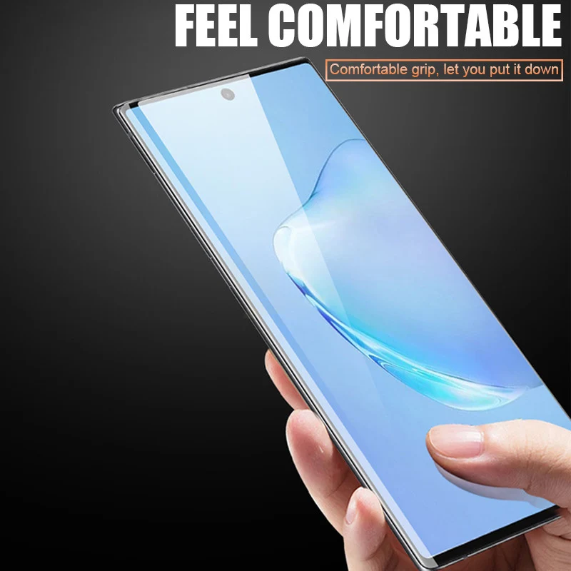 100D полное покрытие закаленное стекло для Samsung Galaxy NOTE 10 8 S10 5g S8 S9 plus Защита экрана S20