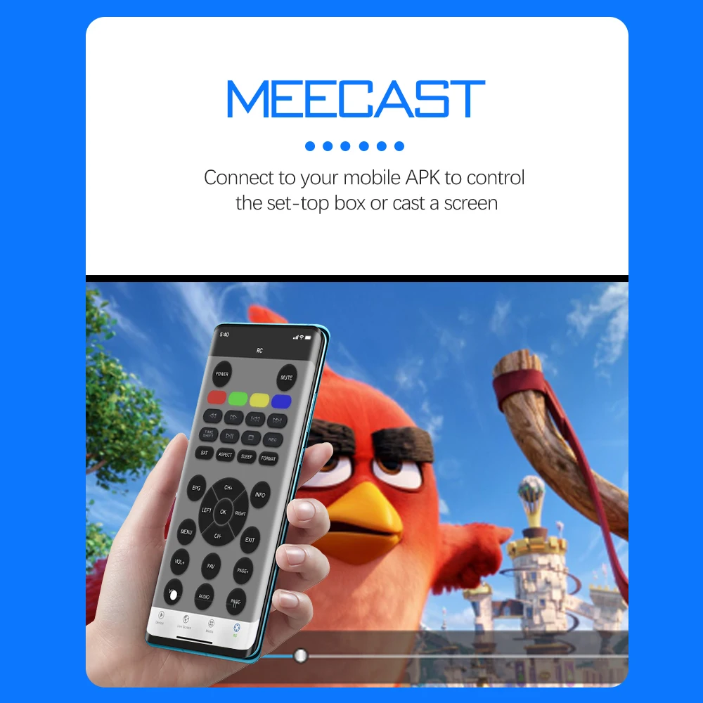 Новейший ТВ тюнер DVB T2 H265/Hevc с поддержкой 10 битного Youtube MeeCast USB WIFI Полная