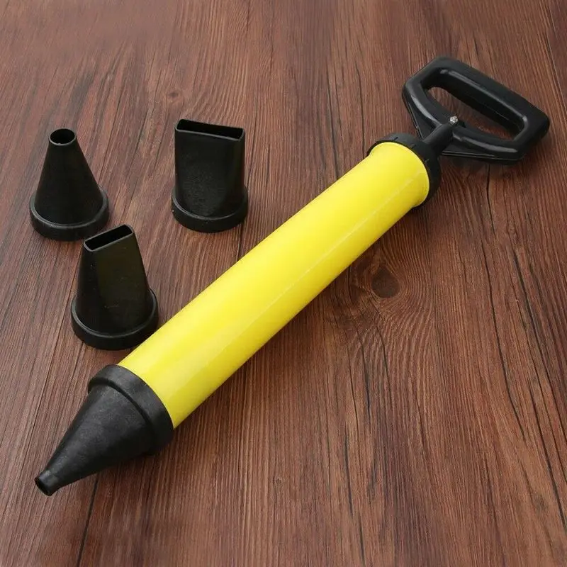

1 Pc Stainless Steel Caulking Gun Aiming Grouting Mortar Applicator Sprayer Tool for Cement Lima 4 Nozzle Concrete Molds