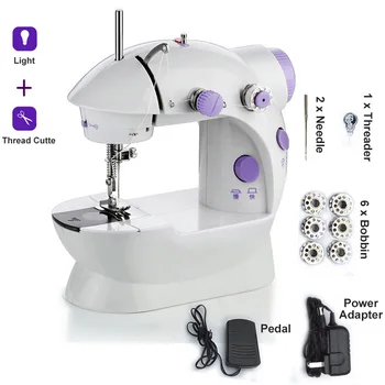 

Mini Portable Handheld Electric Desktop Sewing Machine with Light Clothes Fabrics for Beginner Household Tailor EU/US/UK/AU Plug