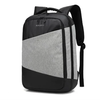 

2020 New Fashion 15 inch USB Charge Laptop Backpack Multi-function Unisex Knapsack Shoulder Waterproof Women Travel Bag