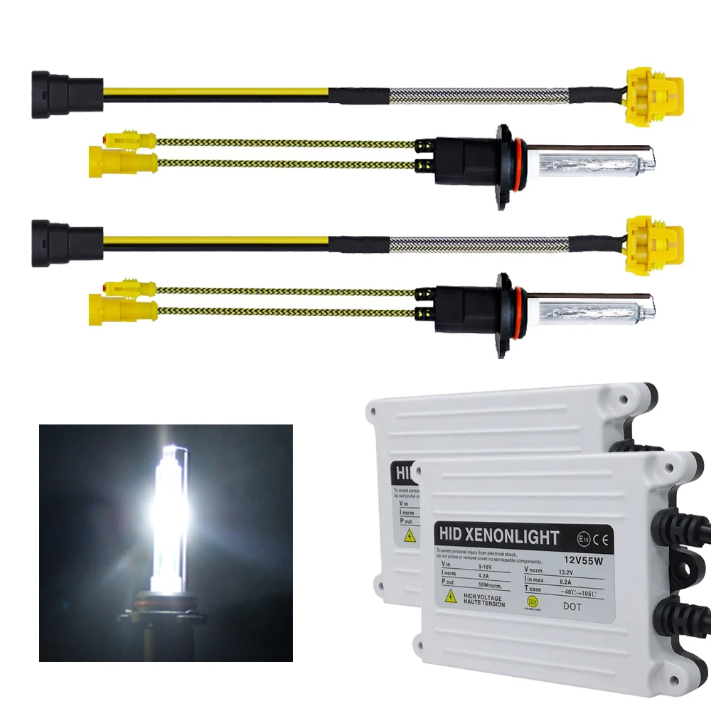 55 Вт AC h4 Hi/low H4 bi Комплект Ксеноновых тонких балластов HID Ксеноновые фары лампы H1 H7