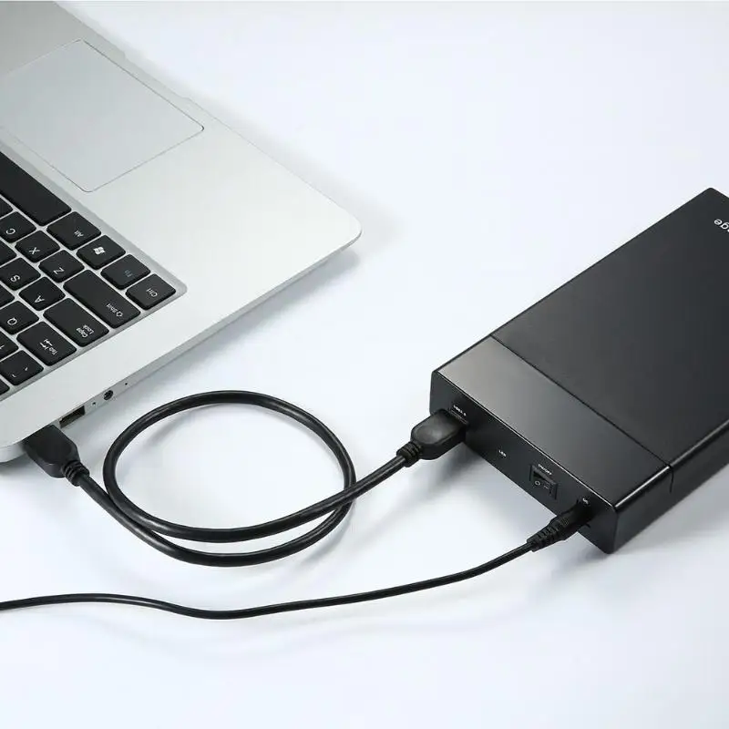 HDD ̽ USB 3.0 to SATA3  ϵ ̺ Ŭ, ϵ ũ ڽ , ִ 10TB 2.5 3.5 HD SSD ̽, EU  , 3.5 ġ