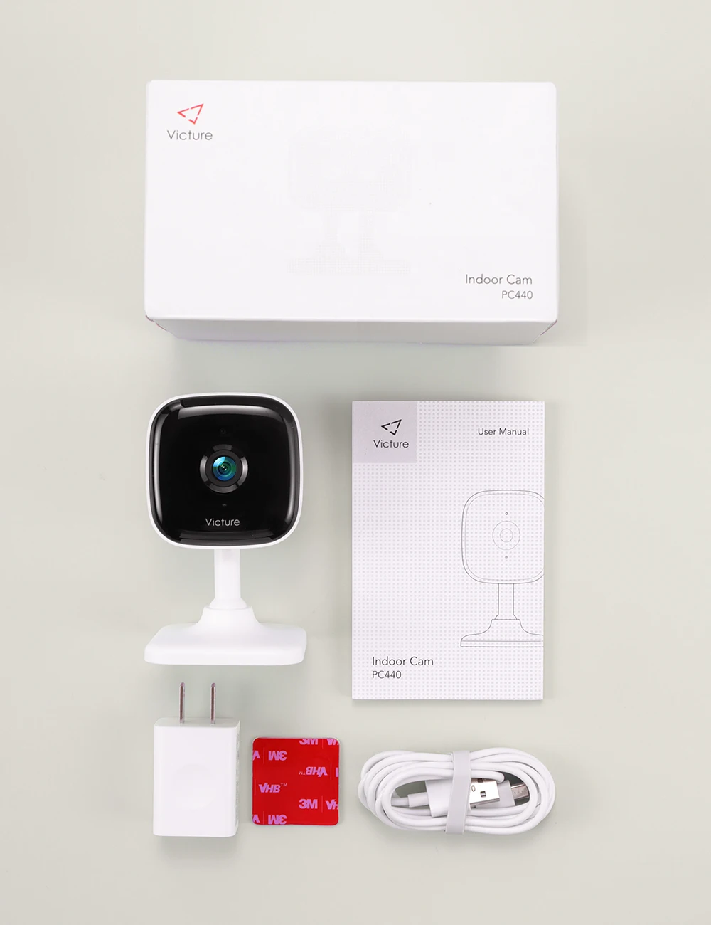 Victure PC440 WiFi , Baby Pet, 1080P Security Indoor Camera with 2-Way Audio, Manual Night Vision, Sound and Motion Monitor