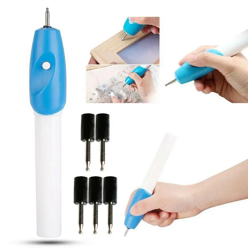 Portable Leather Engraving Pen Wireless Mini Electric Engraving Tool Metal Glass Plastic Metal DIY Pen Hand Tools leather tool carving tool electric engraving pen