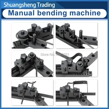 Dobrador manual s/n da máquina de dobra: 20012 cinco-geração mais a máquina de dobra universal atualiza a máquina da curvatura