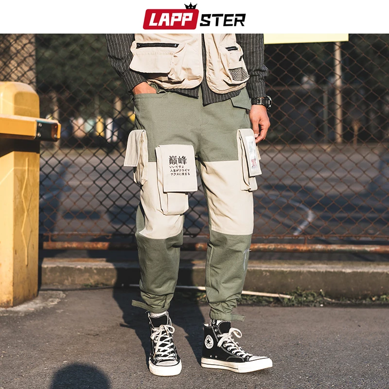 LAPPSTER штаны-шаровары с большими карманами, мужские уличные брюки-карго, комбинезоны в стиле хип-хоп, штаны-джоггеры, мешковатые штаны Харадзюку 5XL