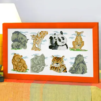 

Crazy96-2 DIY Homefun Cross Stitch Kit Packages Counted Cross-Stitching Kits New Pattern NOT PRINTED Cross stich Painting Set