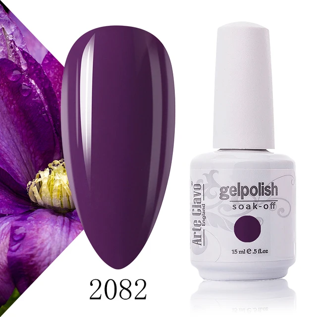 Arte Clavo 131 Colors Gel Polish Nail Gel Varnish Paint Semi Permanent Nails Art Gel Nail Polish For Manicure Top Coat Base Coat 2082