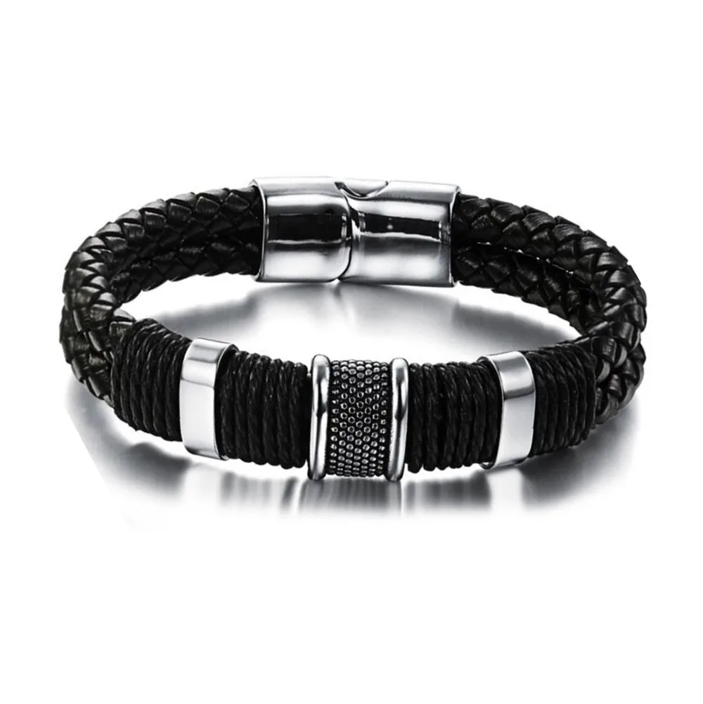 Gioielli Da Uomo Bracciale Massonico Massonico Massonico In Pelle - Foto 6