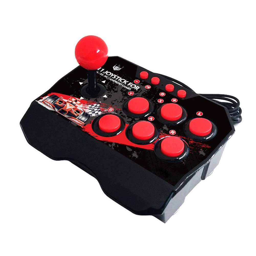 4 in 1 Retro Arcade Station USB Verdrahtete Rocker Fighting Stick Spiel Joystick  Controller für PS3/Schalter/PC/Android TV Spiele Konsole|Gamepads| -  AliExpress