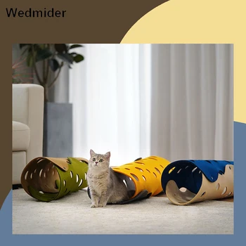 

Pet Cat Tunnel Indoor Outdoor Pet Cat Training Toy Felt Material All season Use Cat Rabbit Animal Play Tunnel Tube toys