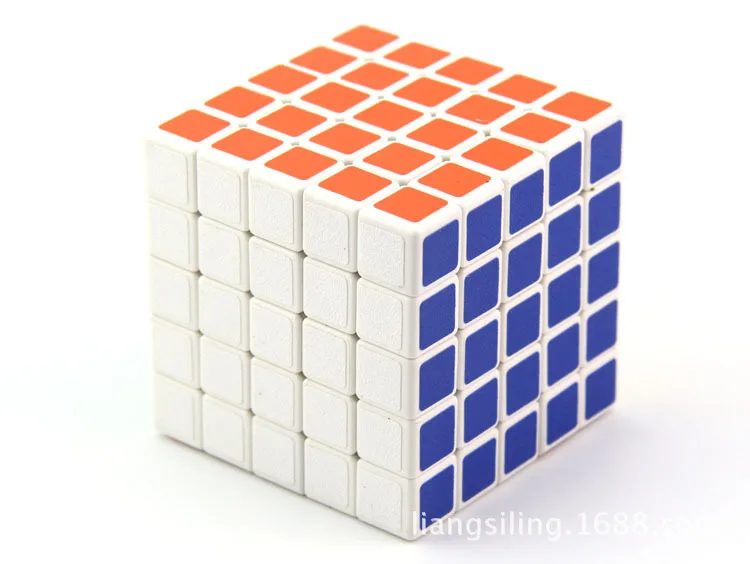 [Kathrine Five Order Magic Cube White] Kathrine Five-Order волшебный песок Клейкая Бумажная игра только Кубик Рубика с учебником