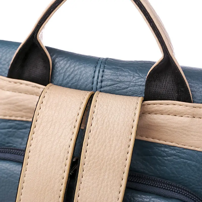 Модный рюкзак качественный кожаный Анти-Вор женский рюкзак большой емкости Школьная Сумка подростковая Мужская Дорожная сумка на плечо Sac A Dos