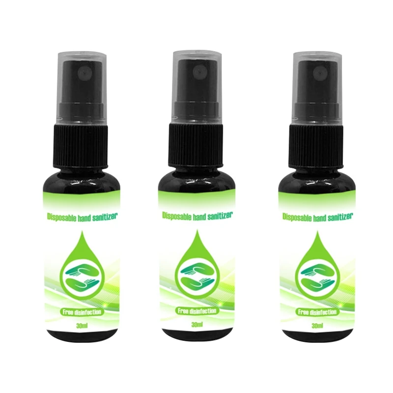 

3 Pcs Manual Disinfection Gel Travel Size, Disposable Mini Hand Size Manual Disinfectant Quickly Dry Without Cleaning, Portable
