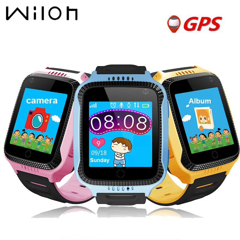 GPS трекер Q528 для детей умные часы с камерой и фонариком 2G SIM карта кнопка SOS