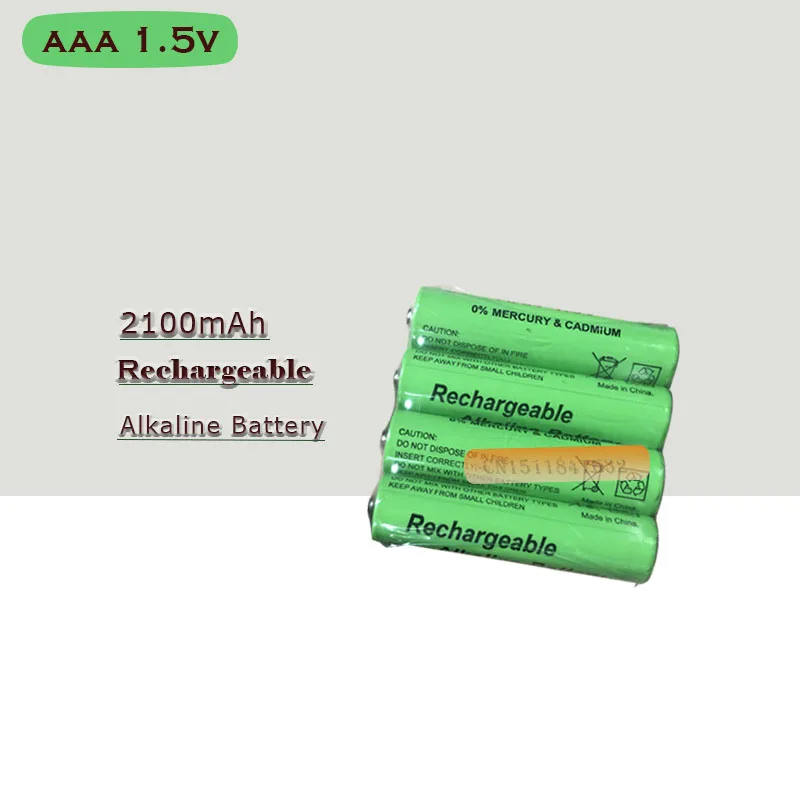 Бренд AAA батарея 2100mah 1,5 V Щелочная AAA аккумуляторная батарея для дистанционного управления игрушечный светильник Batery