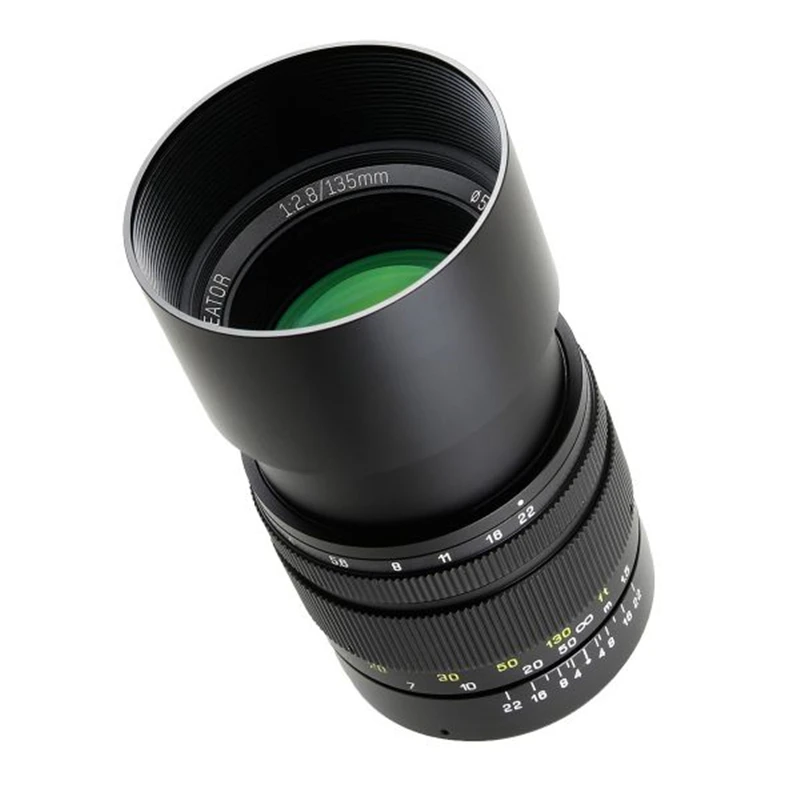Объектив Mitakon Zhongyi Creator 135 мм f/2 8 Mark II для камер Canon EOS EF Nikon F Pentax K PK Sony E FE DSLR D850 D810 D800