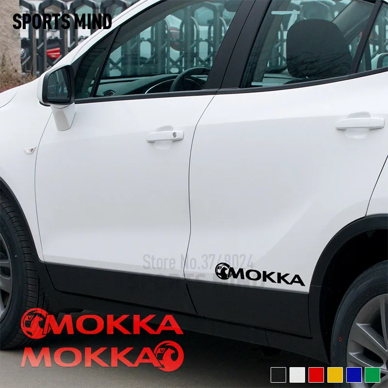  1 Pair Vinyl Car Styling For Opel Mokka X Vauxhall Mokka Opc Accessories Car Stickers Decals Automo
