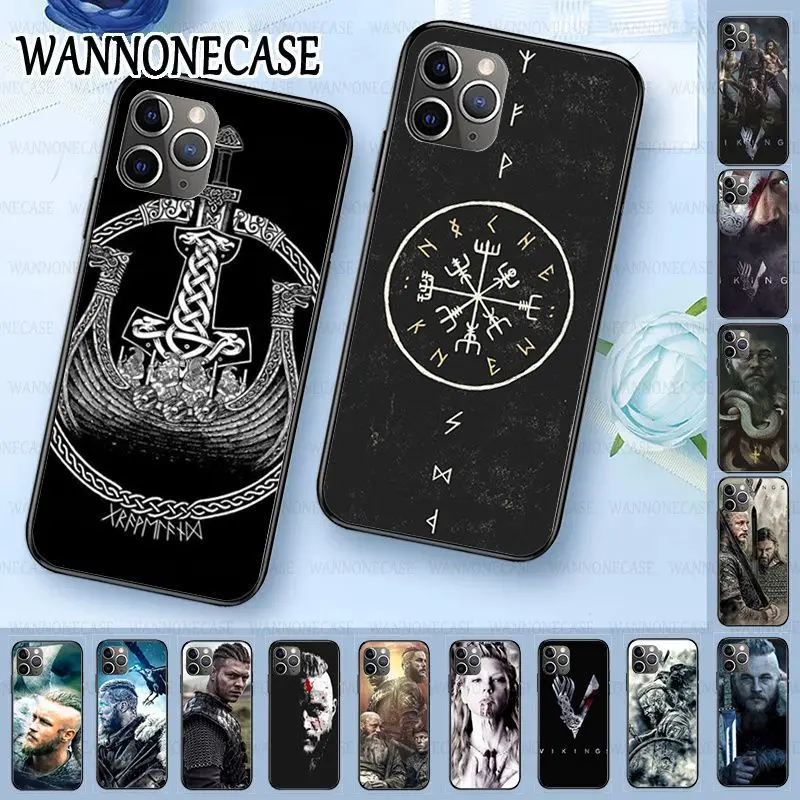 Силиконовый мягкий чехол для телефона iphone 11Pro 5s 6s 7 8plus x xs xr xsmax Ragnar Lothbrok серии Vikings |