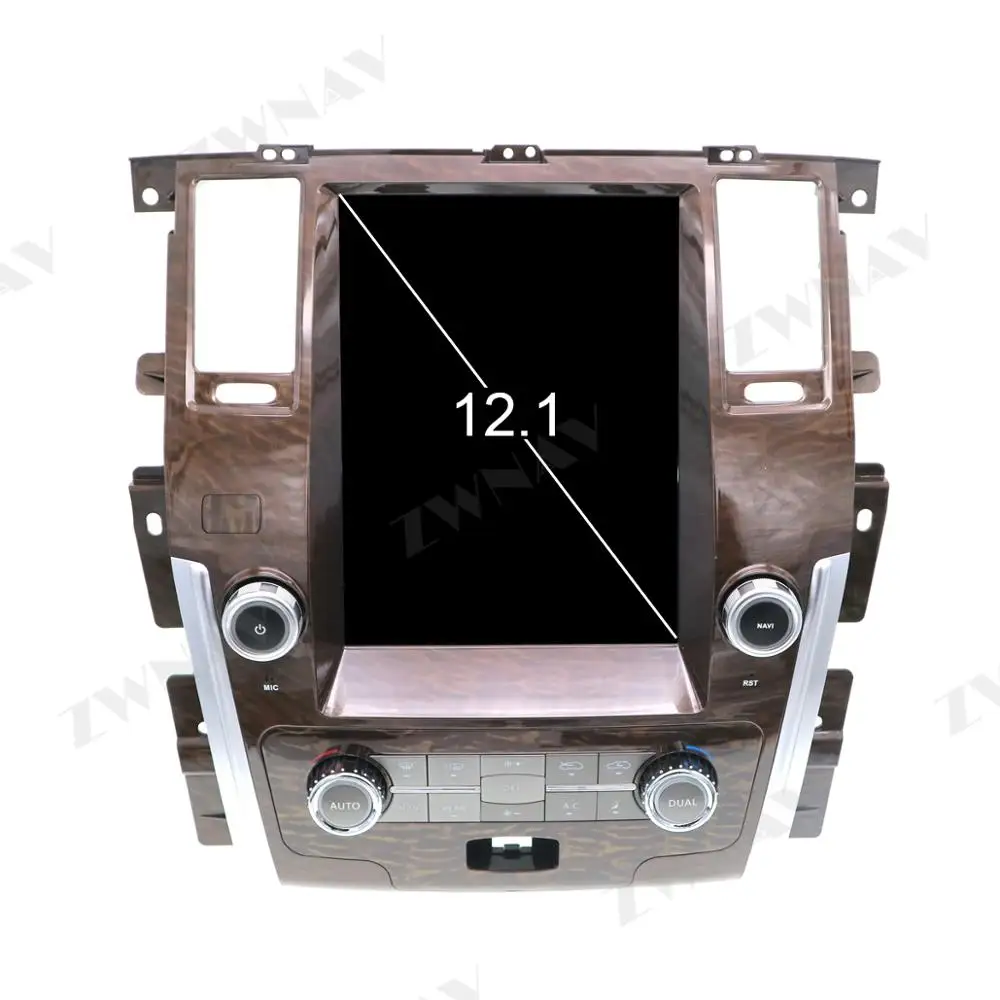 Вертикальный экран Tesla стиль Android 9 0 автомобильное радио стерео для NISSAN PATROL 2011 2017