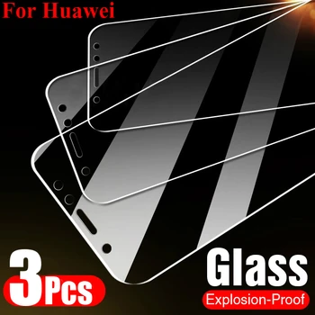 

Tempered Glass For Huawei P40 P30 P20 Pro Lite Screen Protector For Honor 9C 8X 9X 8A P Smart 2018 2019 Protective Glass 3Pcs