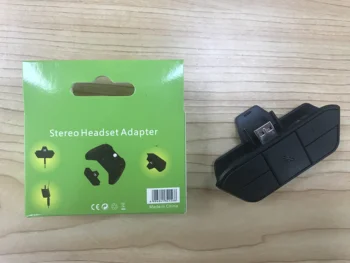 

2pcs Stereo Headset Audio Mic Adapter For Xbox One Stereo Headset Original Controller Adapter 100% new