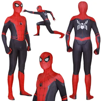 

Adult Kids Spider Man Far From Home Peter Parker Cosplay Costume Zentai Spiderman Superhero Bodysuit Suit Jumpsuits