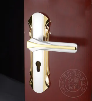 

Lock European Style Zinc Alloy Doorknob Protector Household Wooden Door Lock Wenzhou Lock 58 Lock Body