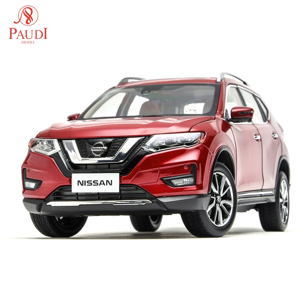 Миниатюрная модель автомобиля Paudi 1/18 1:18 1 18 Nissan Rogue X Trail открывающиеся двери
