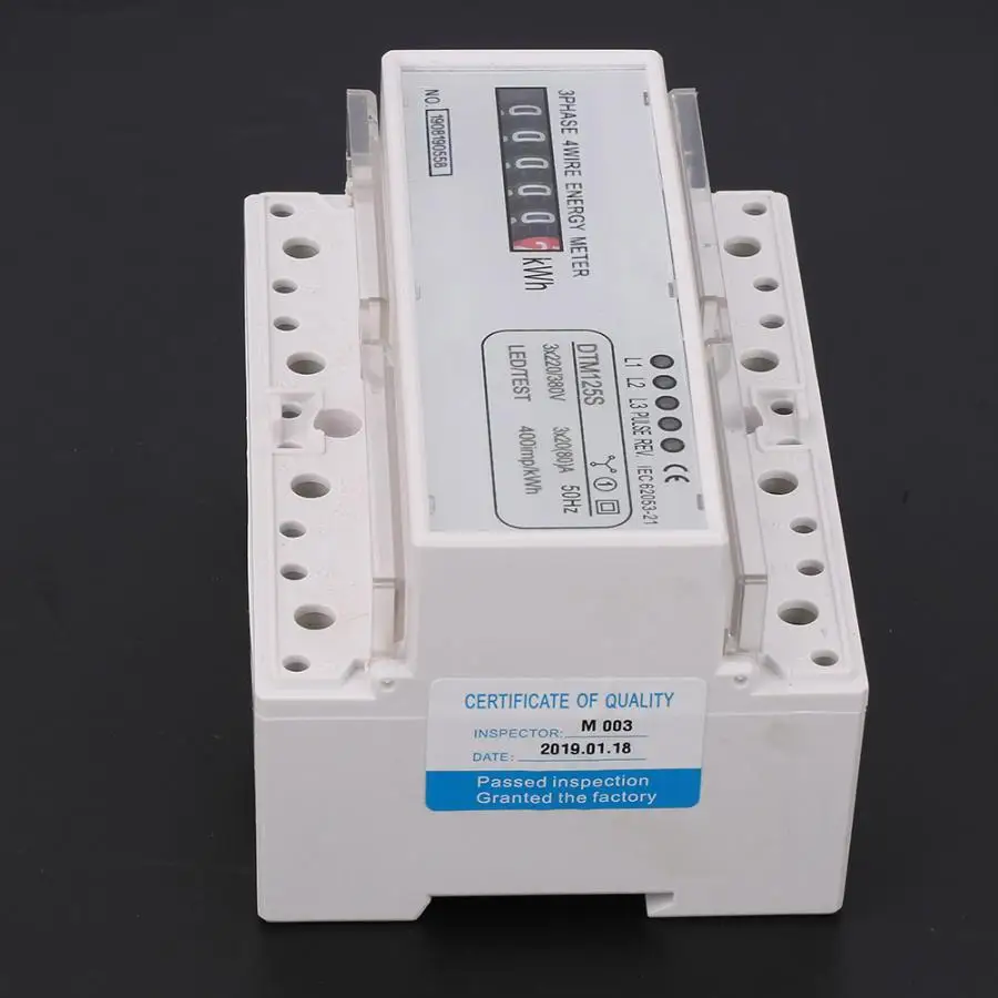 220/380V 20-80A энергопотребление цифровой электрический Мощность метр 3 фазовый измеритель кВтч счетчик энергии