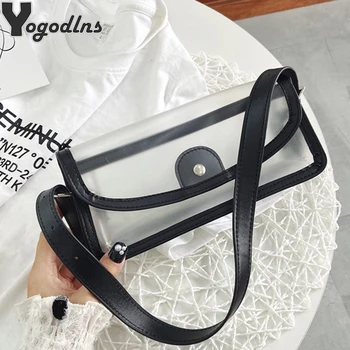 

Transparent Handbags Tote Women Small Shoulder Bag Lady's Baguette Bag Vintage Fashion Subaxillary bags Luxury Summer Purses