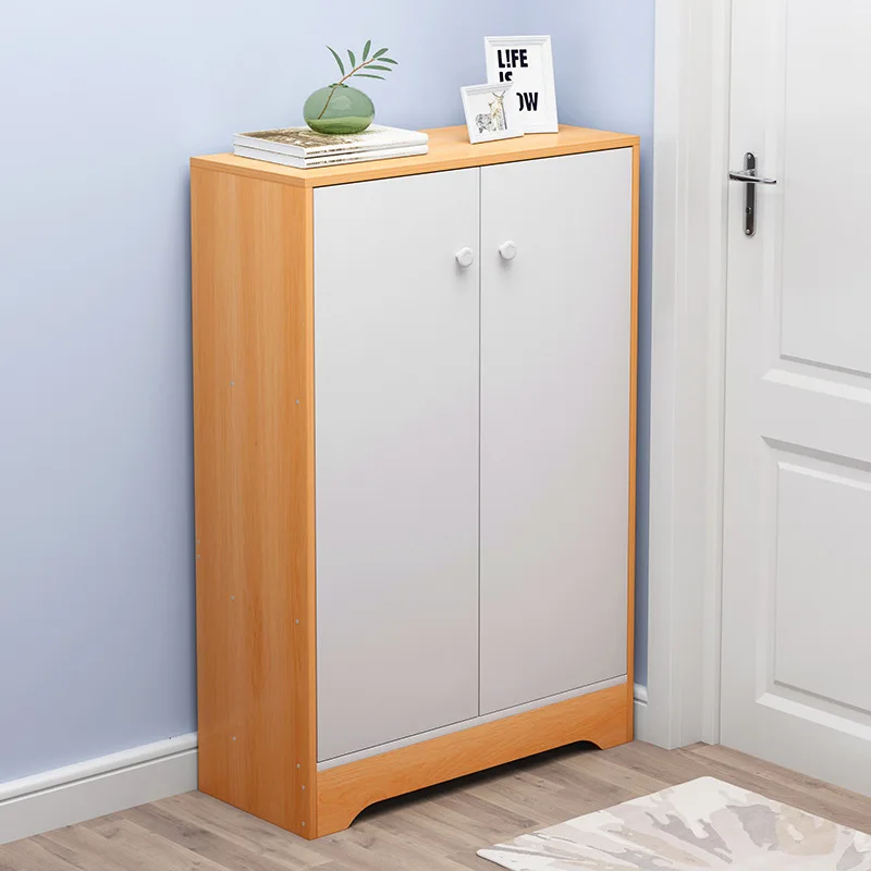 

Shoe Cabinet Minimalist Modern Hall Cabinet Ultra-Thin Shoe Cabinet Multi-functional Cabinet Doorway Small Shoe Province Space