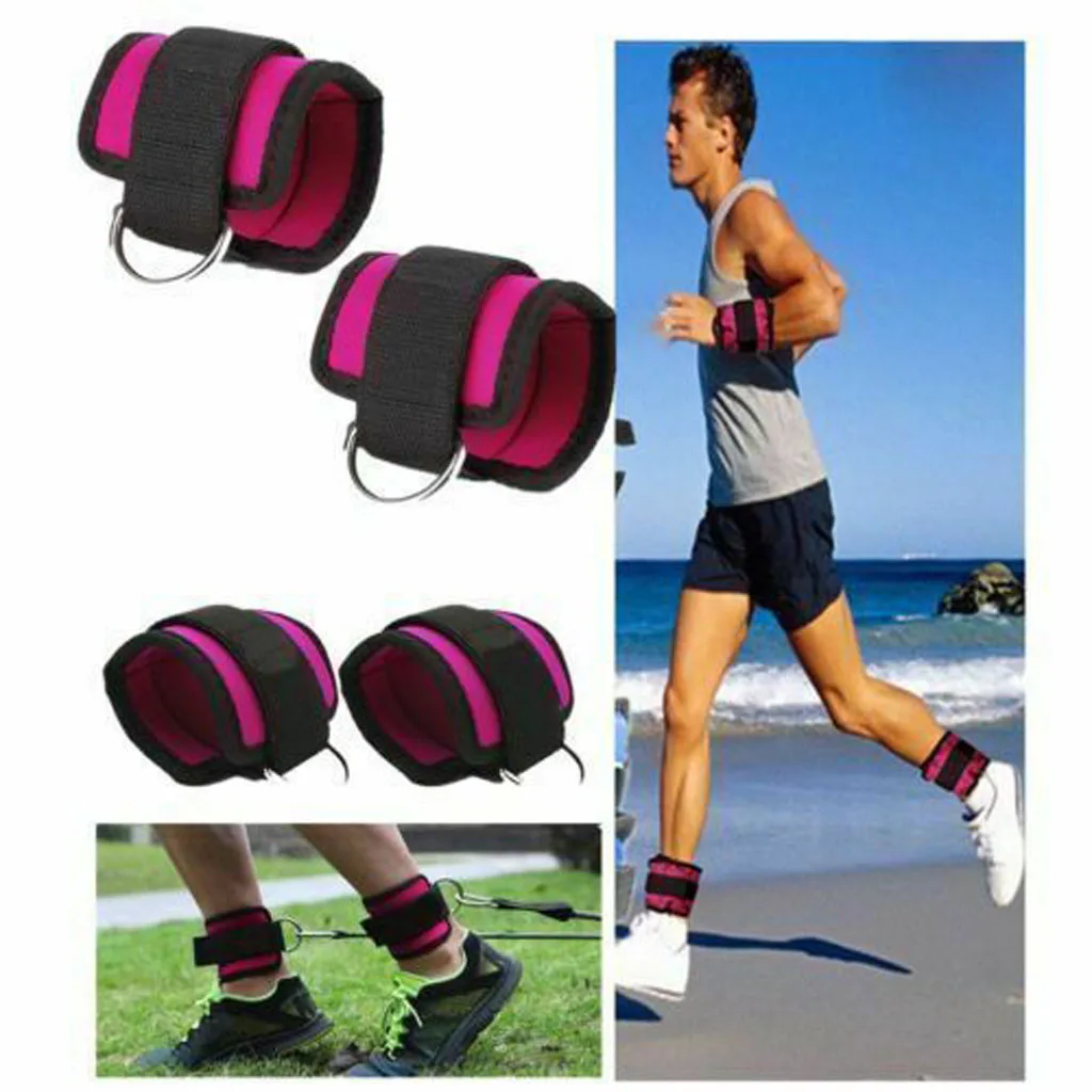 

D-ring Ankle Strap Belt Multi Leg Pulley Strap Fitness Exercise Equipment Walking Jogging Gym Ankle Weight Protector Men 8.1