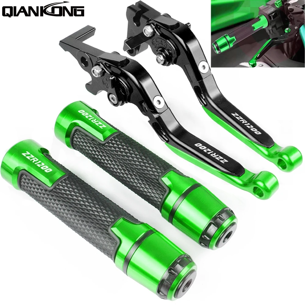 

For Kawasaki ZZR1200 ZZR 1200 2002 2003 2004 2005 Motorcycle Brake Handle Adjustable Brake Clutch Levers Handbar End Grips