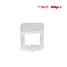 100 шт., 1,5 мм система выравнивания плитки, зажимы для выравнивания стен, пола, плитки, разделитель для пола, инструмент для выравнивания плитки, набор прокладок