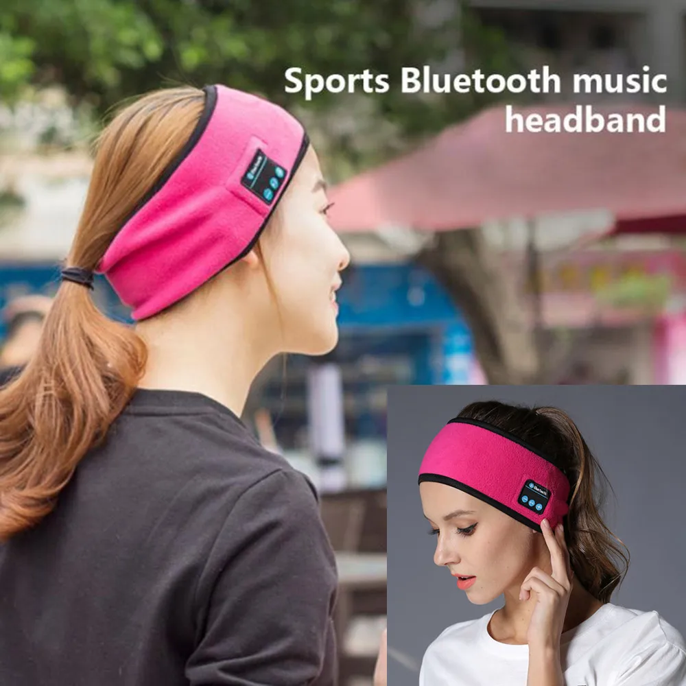 Беспроводные Bluetooth-наушники для сна йоги головной убор мягкая теплая спортивная