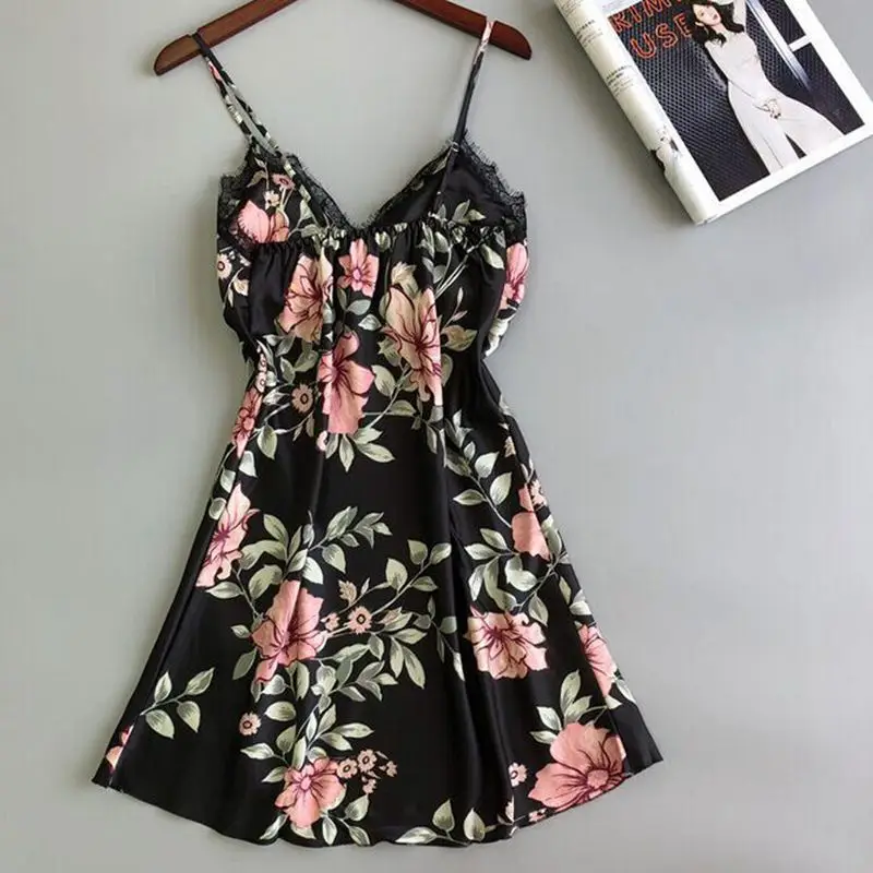 Сексуальное женское белье ночное кружевное платье стринги Babydoll размера