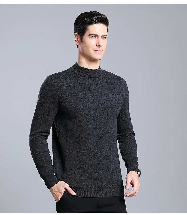 MACROSEA мужской свитер для отдыха 100% Шерсть Высокое качество мужской вязаный пуловер модная мужская одежда 1902