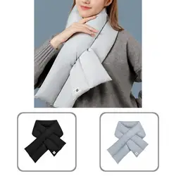 Winter Puffer Scarf Fine Workmanship Lint Comfortable Neck Warmer Ski Down Scarf   Women Down Scarf  for Girl