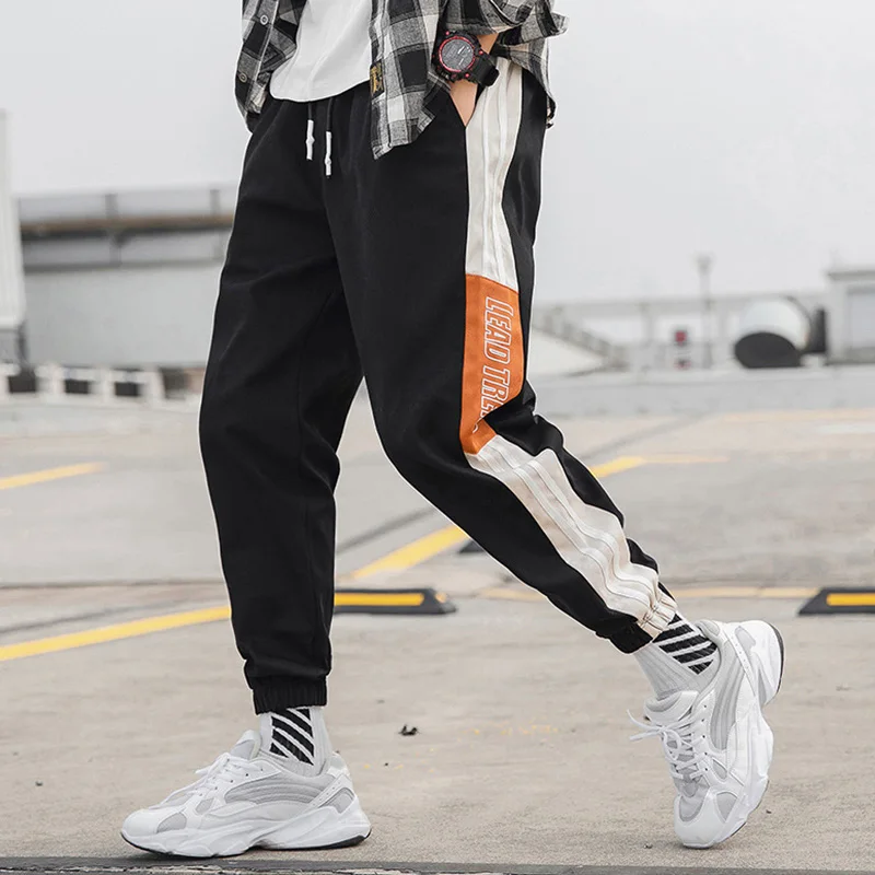 Новинка, Мужские штаны-шаровары в стиле хип-хоп, повседневные свободные штаны, мужские Модные брюки, Мужская одежда, уличная одежда, A1021 h