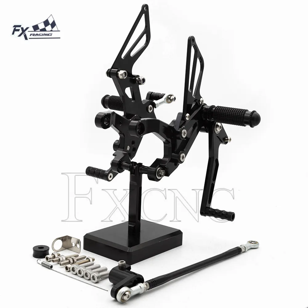 CNC регулируемый мотоцикл Rearset подножка задний Набор для Kawasaki Z900 Z 900- алюминиевый Подножки подножки педали