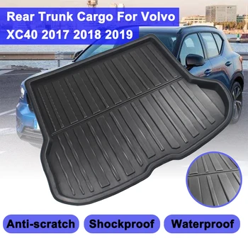 

For Volvo XC40 2017-2019 Rear Trunk Cover Matt Mat Boot Liner Floor Carpet Car Tray Boot Liner Cargo Mud Non-slip Waterproof