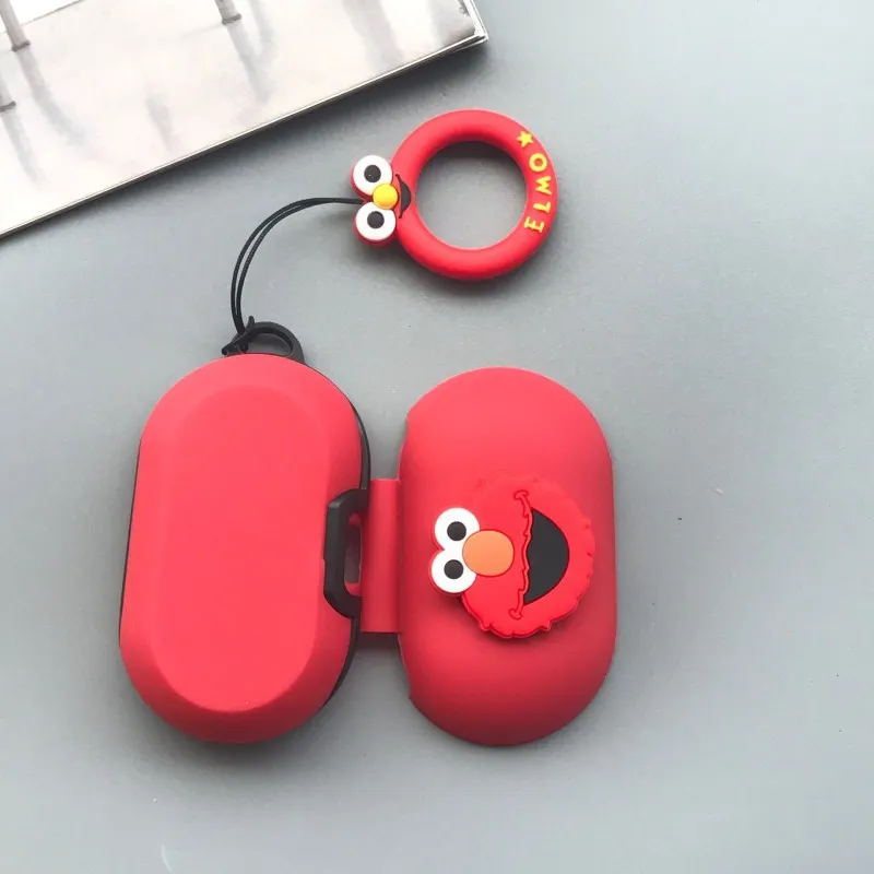 Мультяшный защитный чехол для samsung Galaxy Buds, беспроводной Bluetooth наушник, силиконовый чехол, водонепроницаемый противоударный чехол s