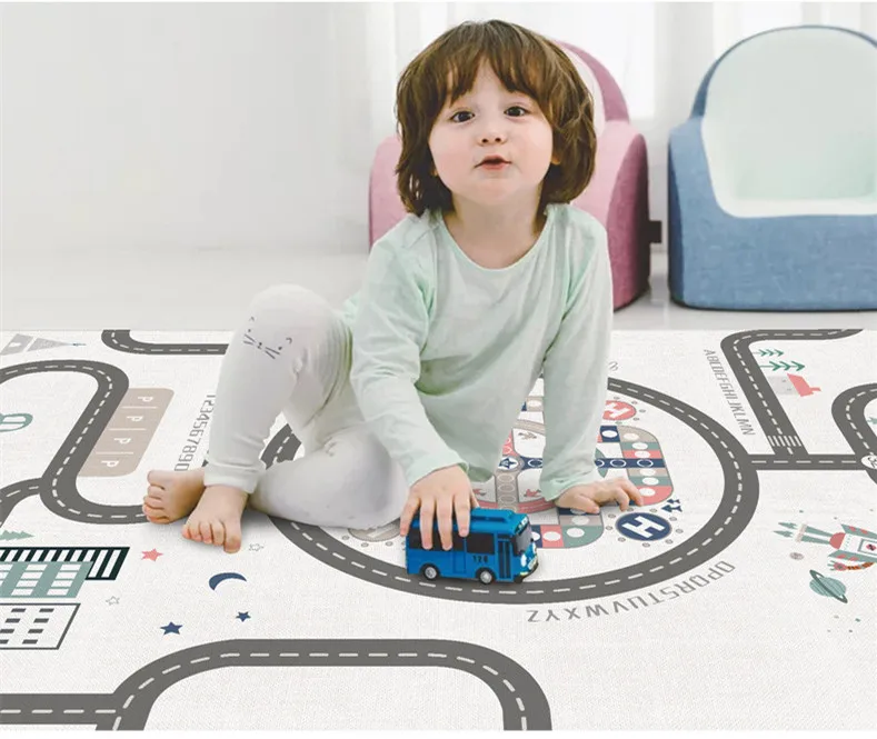 

Dropshipping Baby Play Mat Crawling Pad Folding Thickening Environmental Protection Household Children Floor Mat for protect kid