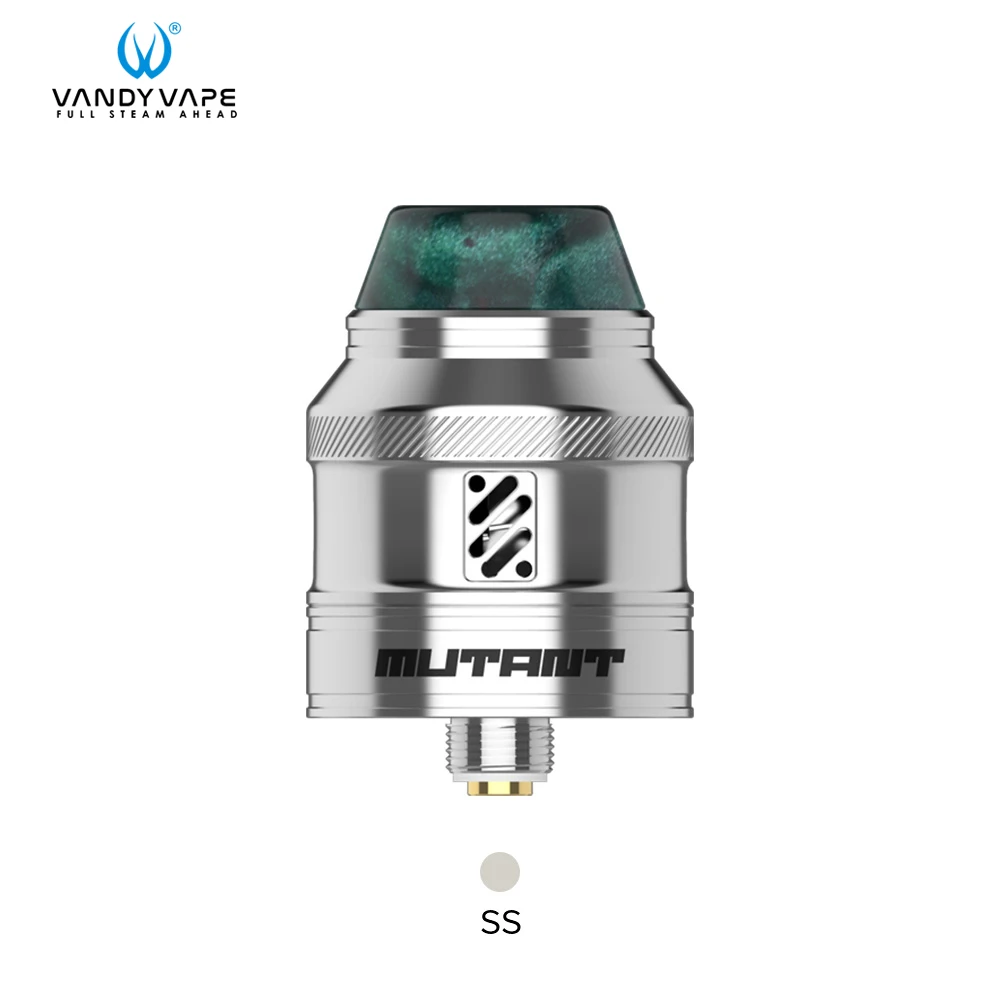 ВАНДИ Vape мутант RDA танк 1,2 мл с 5 шт./упак. хлопок, пригодный для Vandyvape мод электронная сигарета - Цвет: SS